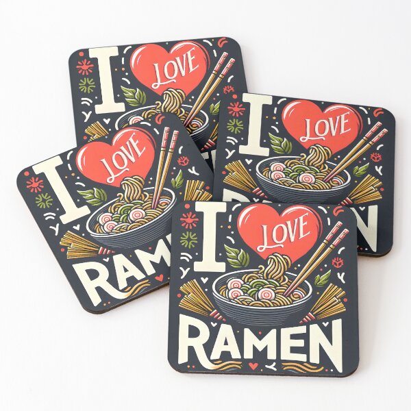 Item preview, I Love Ramen, typography,PUN designed and sold by maxmaj.