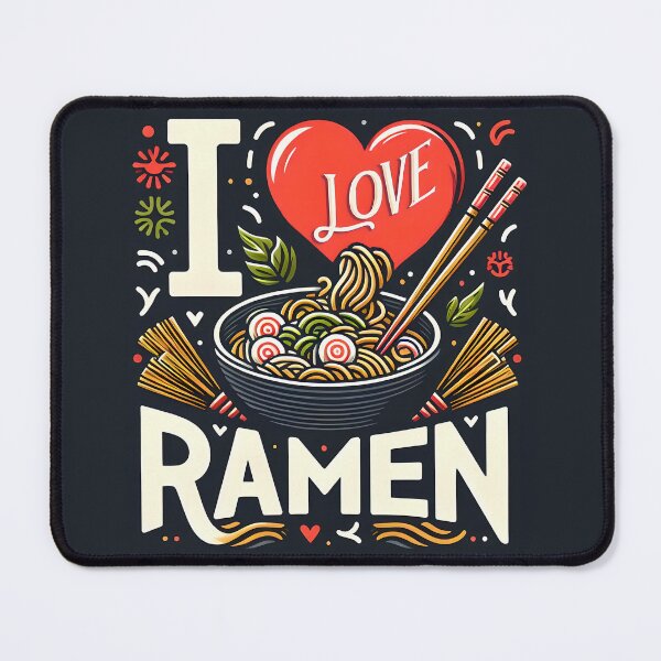 Item preview, I Love Ramen, typography,PUN designed and sold by maxmaj.