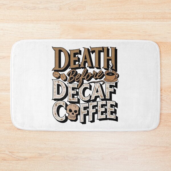 Item preview, Death By Decaf  designed and sold by Hairball-Pets.