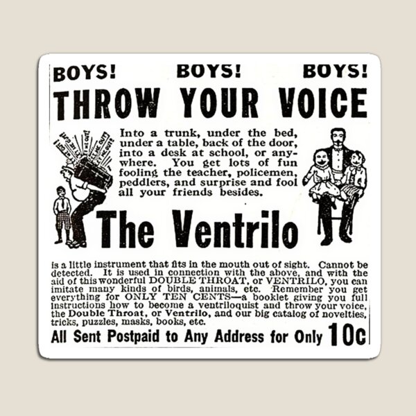 Throw Your Voice! Magnet