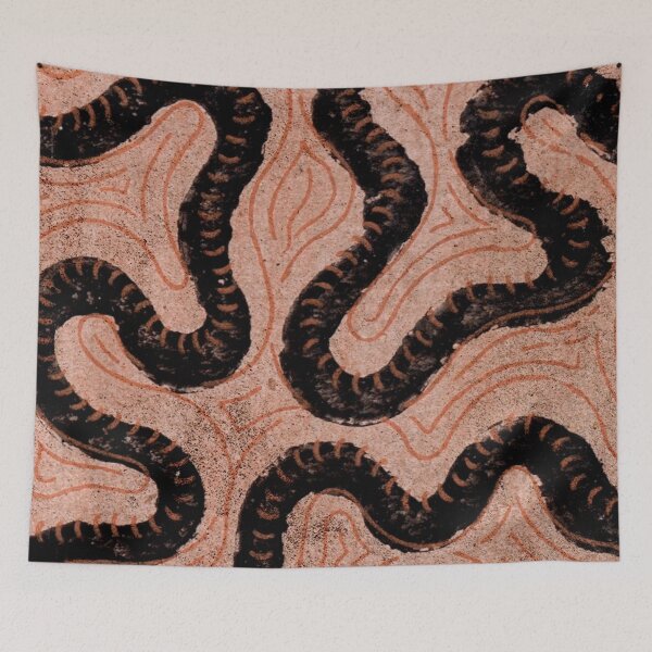 Item preview, Vintage Sheet Abstract Pattern | Textile Print | Cali Boho | Bossy Cat Home designed and sold by BossyCatHome.