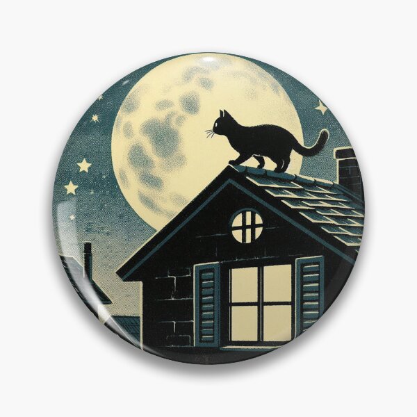 Item preview, Cat and Moon designed and sold by NinjaL11.