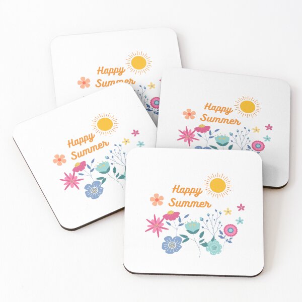 Item preview, Happy Summer Colourful Flowers Design designed and sold by CreativeCanvas8.