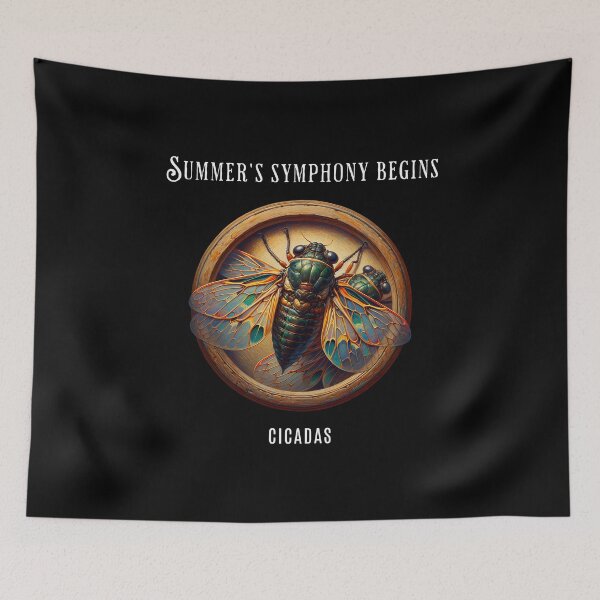 Item preview, Summer's symphony begins - Cicada Summer designed and sold by Pflugart.