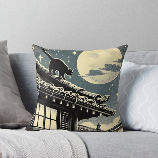 Item preview, Cat and Moon_2 designed and sold by NinjaL11.