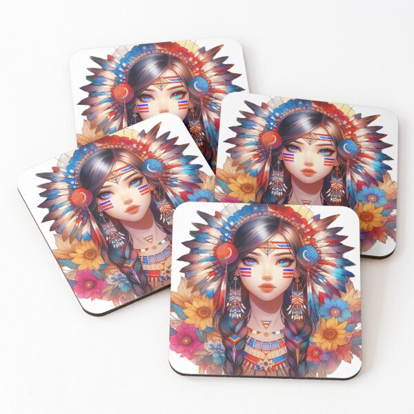 Item preview, Native American, Beauty, Yakamoz, Sea Sparkle | Catsie Cat designed and sold by yelkenb.