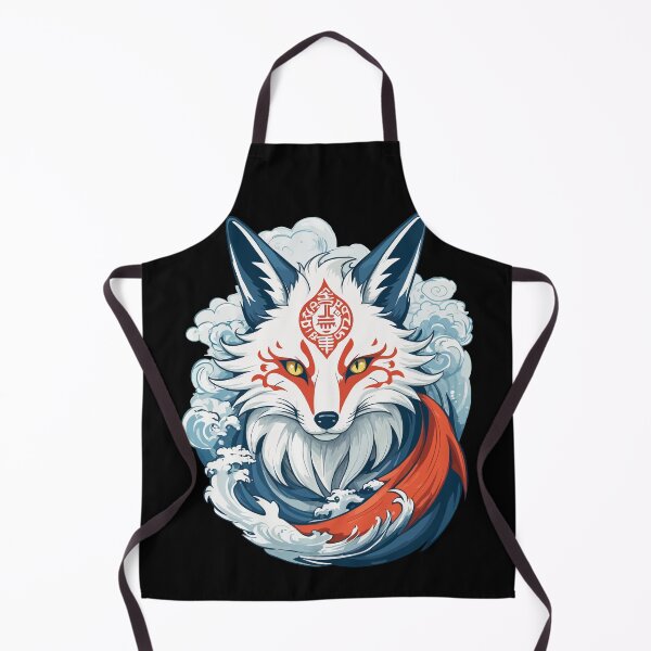 Item preview, Japanese Kitsune Mask Anime Kawaii Fox Spirit designed and sold by LuminOrb.