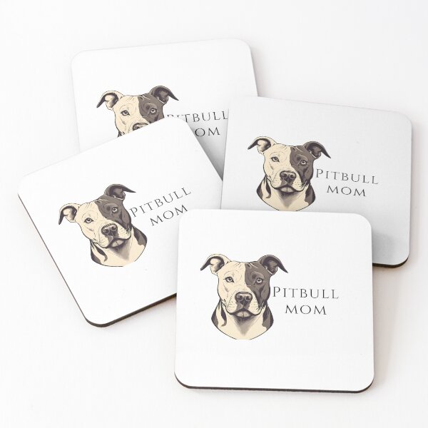 Item preview, Pitbull mom puppy cute bully pitbull pittbull lover art mom dad dog father designed and sold by SoulfulT.