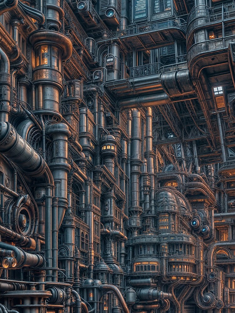 Aperçu 3 sur 3. Sac à cordon avec l'œuvre Steampunk 22 créée et vendue par oduchossoir.