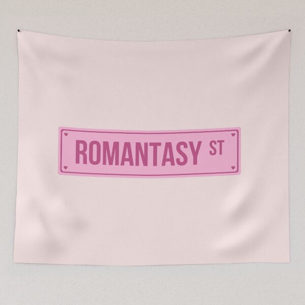 Item preview, Romantasy St / Fantasy Aesthetic Bookish Pink Road Street designed and sold by Neadoodles.