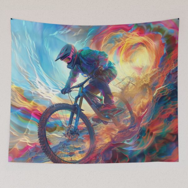 Item preview, Mountain biker - MTB designed and sold by FlowersColorful.