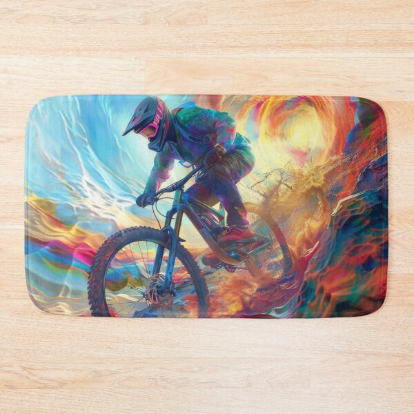 Item preview, Mountain biker - MTB designed and sold by FlowersColorful.
