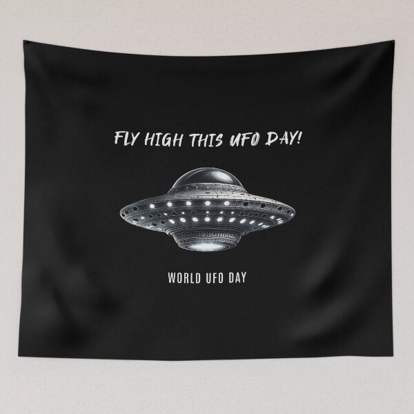 Item preview, Fly high this UFO day - World UFO Day designed and sold by Pflugart.