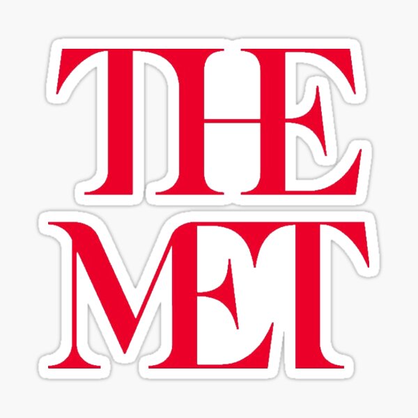 Item preview, The Met Gala logo designed and sold by vicsbubble.
