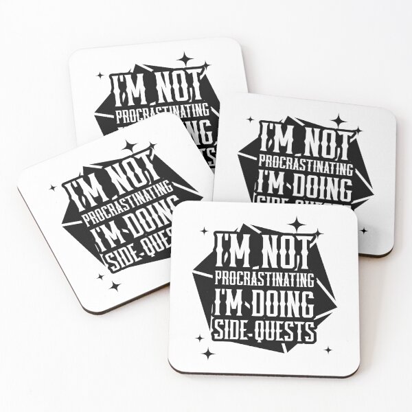 Item preview, Funny I'm Not Procrastinating I'm Doing Side Quests Design designed and sold by jmtees6.