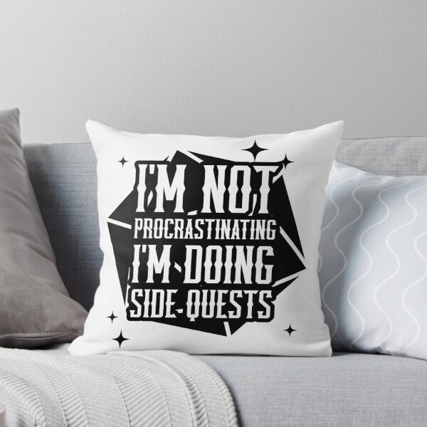 Item preview, Funny I'm Not Procrastinating I'm Doing Side Quests Design designed and sold by jmtees6.