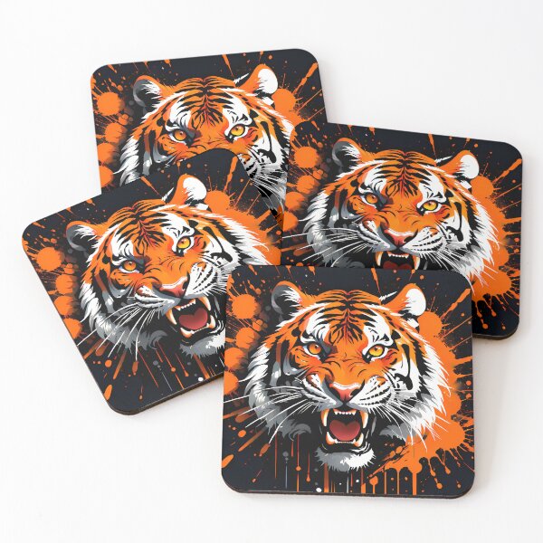 Item preview, Growling tiger designed and sold by mrhighsky.