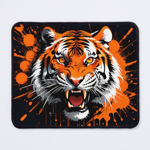 Item preview, Growling tiger designed and sold by mrhighsky.