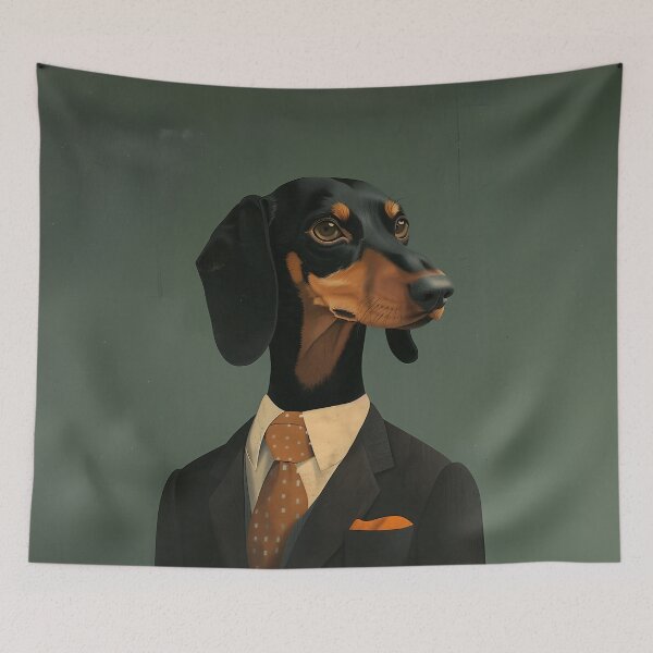 Item preview, Sir Dachshhund Portrait designed and sold by junkydotcom.