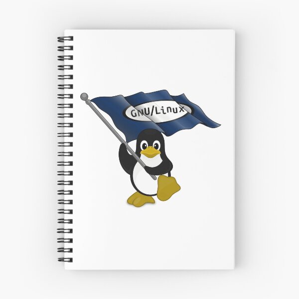 Item preview, Tux GNU Linux Flag Penguin designed and sold by orinemaster.