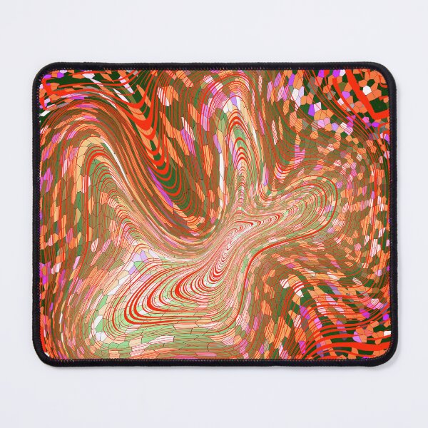 Item preview, Copy of abstract style traditional twirl mosaic fabric pattern design designed and sold by ironpalette.