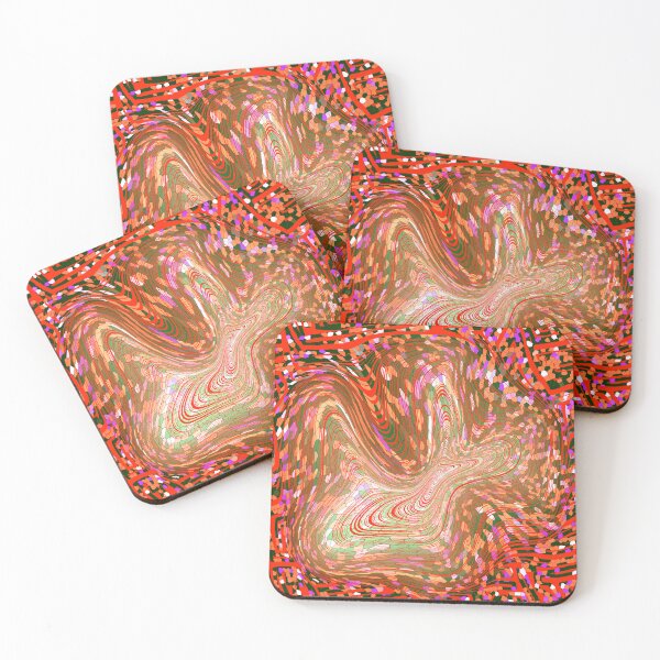 Item preview, Copy of abstract style traditional twirl mosaic fabric pattern design designed and sold by ironpalette.