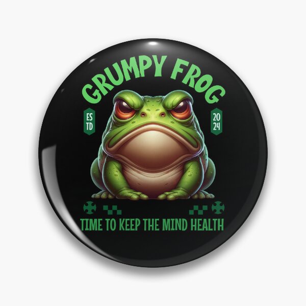 Item preview, Grumpy frog designed and sold by JansenGS.