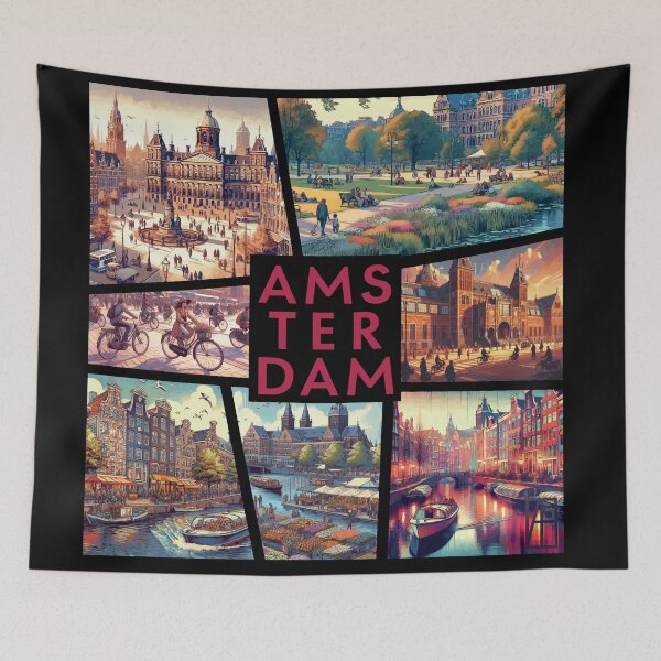 Item preview, DUTCH CITY - AMSTERDAM - TRAVEL -1 designed and sold by ArtProjectShop.