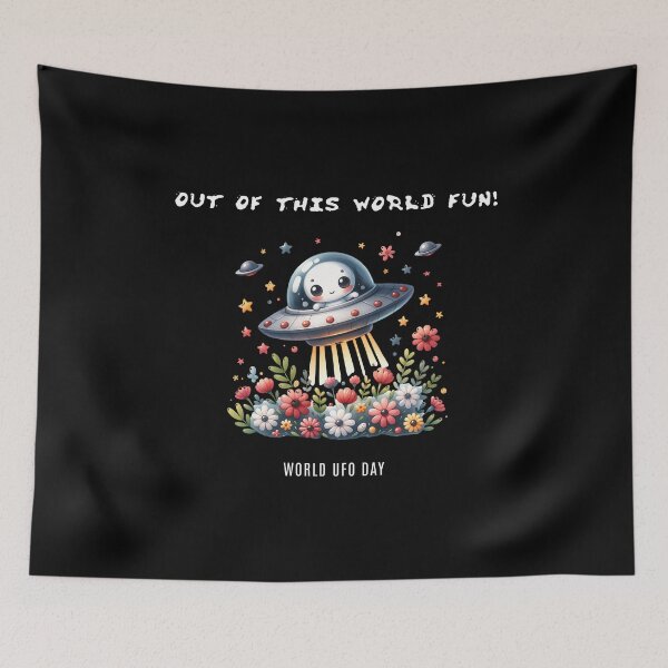 Item preview, Out of this world fun - World UFO Day designed and sold by Pflugart.