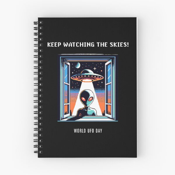 Item preview, Keep watching the skies - World UFO Day designed and sold by Pflugart.