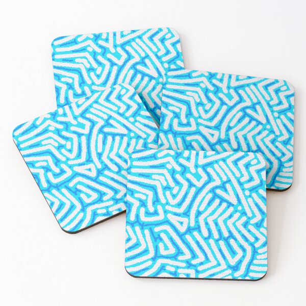 Item preview, Copy of abstract style traditional blue fabric pattern design designed and sold by ironpalette.