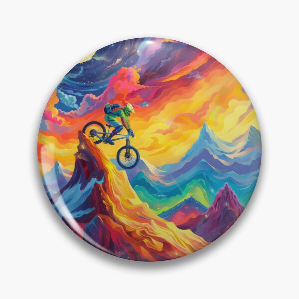 Item preview, Mountain biker - MTB designed and sold by FlowersColorful.
