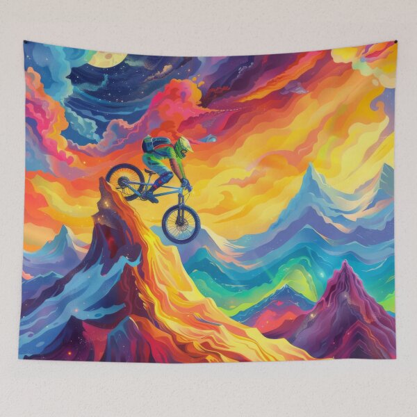 Item preview, Mountain biker - MTB designed and sold by FlowersColorful.
