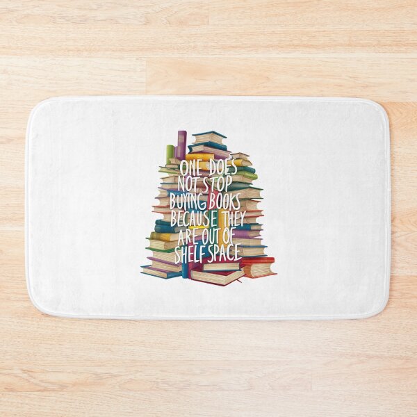 Item preview, One does not stop buying books because designed and sold by Peter Stawicki.