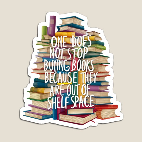 Item preview, One does not stop buying books because designed and sold by Peter Stawicki.