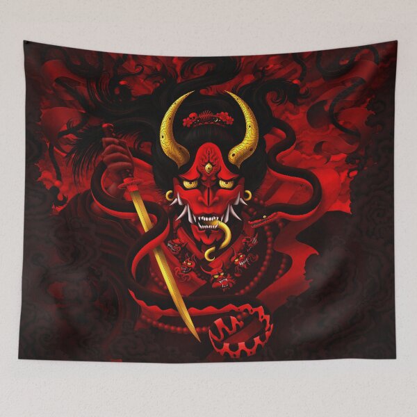 Item preview, Hannya and Snake - Bloody Gothic, Red Black designed and sold by Abysm Internal.