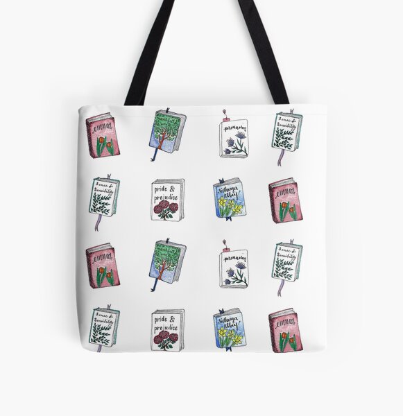 Item preview, Jane Austen Books with Flowers! designed and sold by Emma Mildred Cowell.