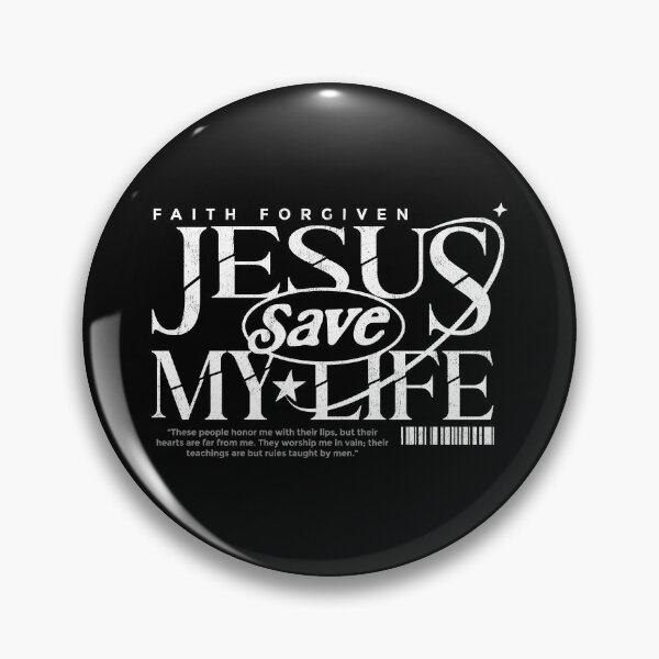 Item preview, Jesus Save My Life - Black designed and sold by Disciple Clothing.