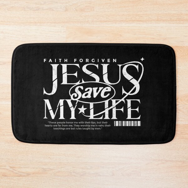 Item preview, Jesus Save My Life - Black designed and sold by Disciple Clothing.