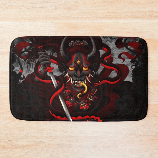 Item preview, Hannya and Snake - Demonic Black Red designed and sold by Abysm Internal.