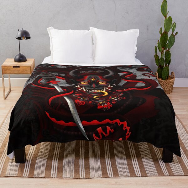 Item preview, Hannya and Snake - Demonic Black Red designed and sold by Abysm Internal.