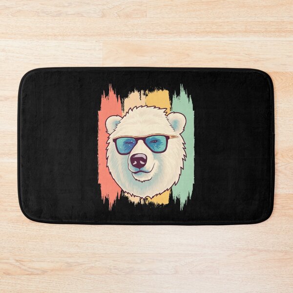 Item preview, Artic Sea Polar Bear Retro Vintage designed and sold by AussieWonders.