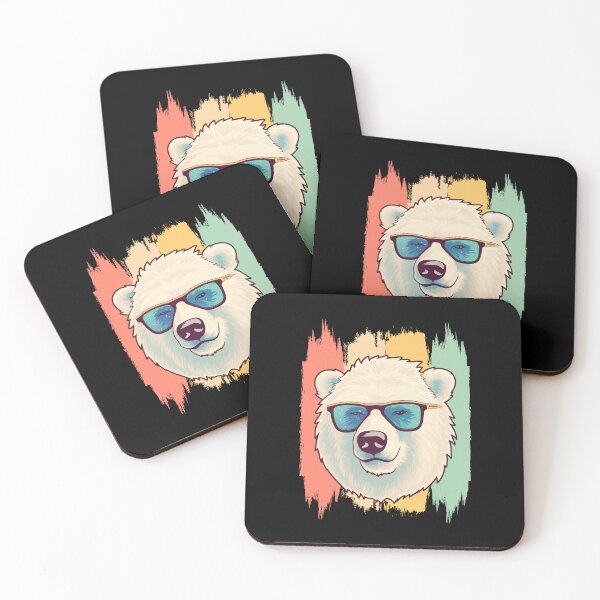 Item preview, Artic Sea Polar Bear Retro Vintage designed and sold by AussieWonders.