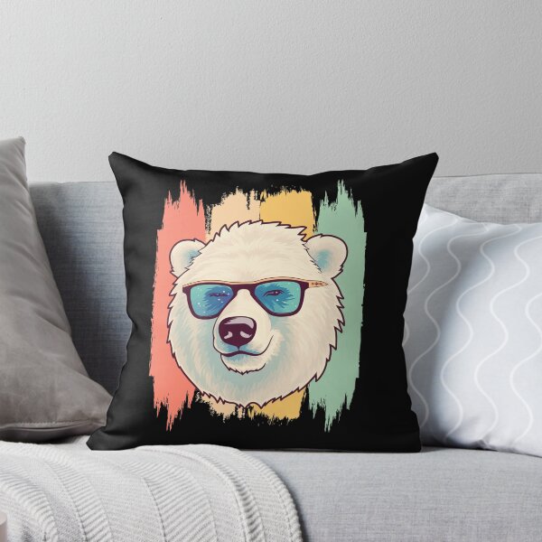 Item preview, Artic Sea Polar Bear Retro Vintage designed and sold by AussieWonders.