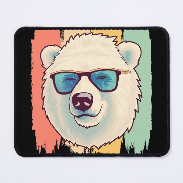 Item preview, Artic Sea Polar Bear Retro Vintage designed and sold by AussieWonders.