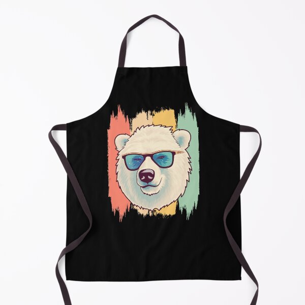 Item preview, Artic Sea Polar Bear Retro Vintage designed and sold by AussieWonders.