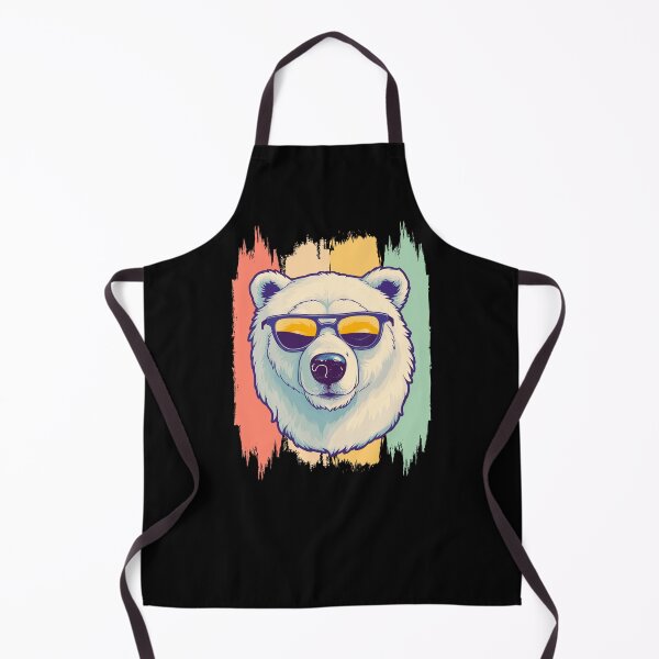 Item preview, Artic Sea Polar Bear Retro Vintage designed and sold by AussieWonders.