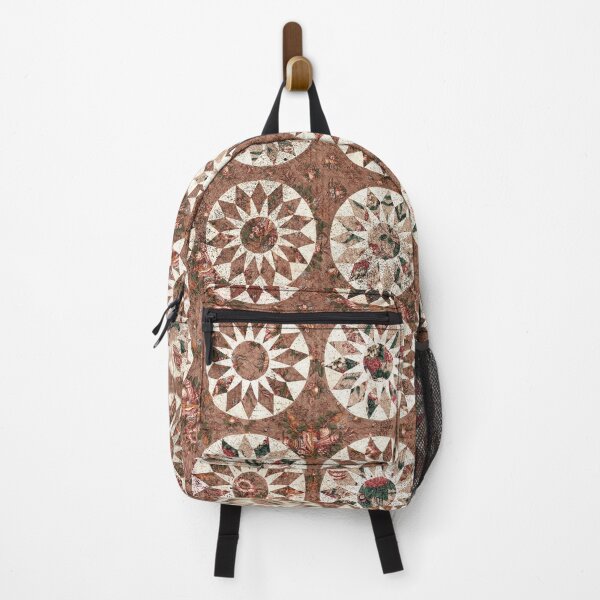 Item preview, Brown Sunburst Quilt Textile Print | Cali Boho | Bossy Cat Home designed and sold by BossyCatHome.