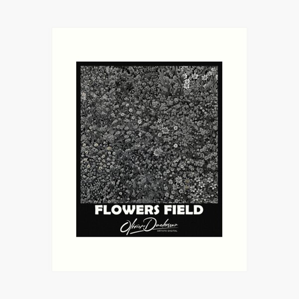 Aperçu de l'œuvre Flowers field 40 créée et vendue par olivier duchossoir.