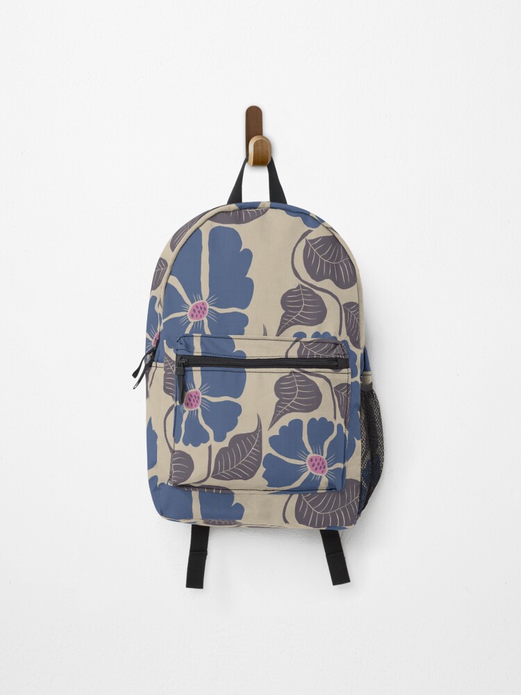Thumbnail 1 of 3, Backpack, Flower pattern designed and sold by MERLETDRAWING.